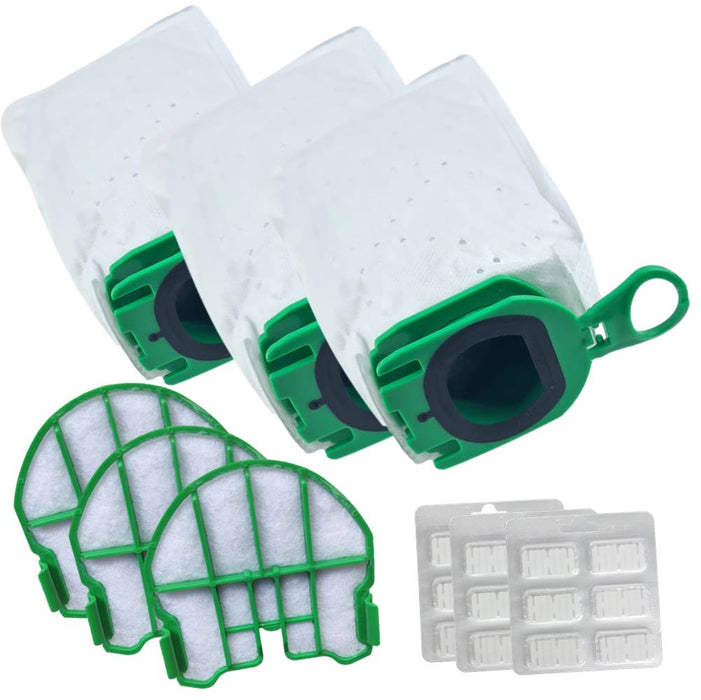 Staubsaugerbeutel Filter Duft geeignet für Vorwerk Kobold VB100, FP100, VB 100