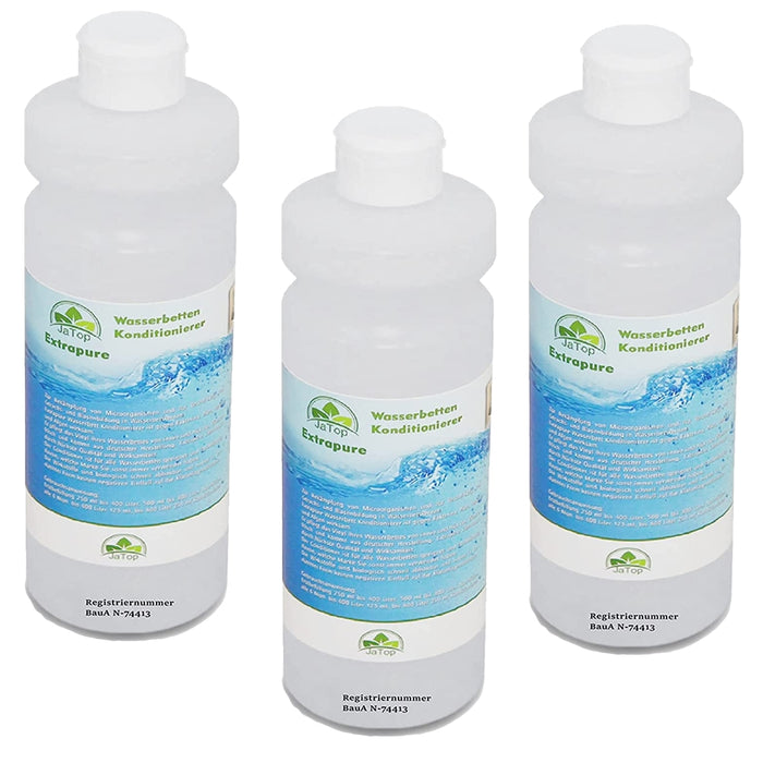 JaTop Extrapure Wasserbett Konditionierer - Conditioner 500ml Flasche 3 x 500ml