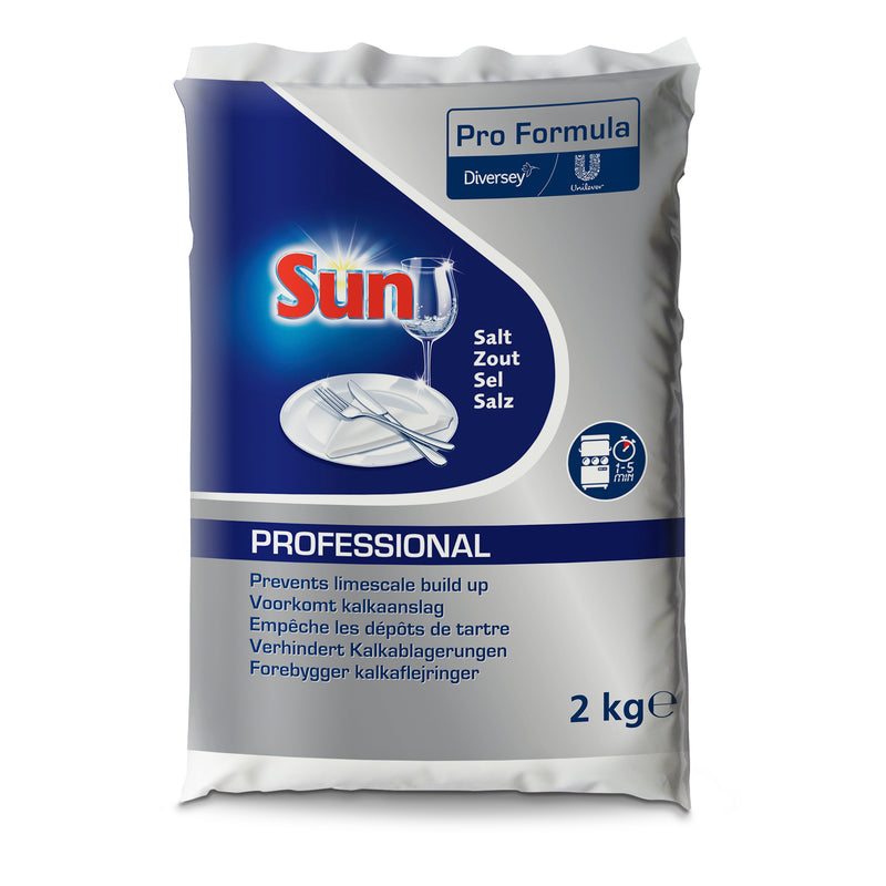 Sun Pro Formula Dishwash Salt 2Kg Geschirrspülsalz mit grobem Granulat