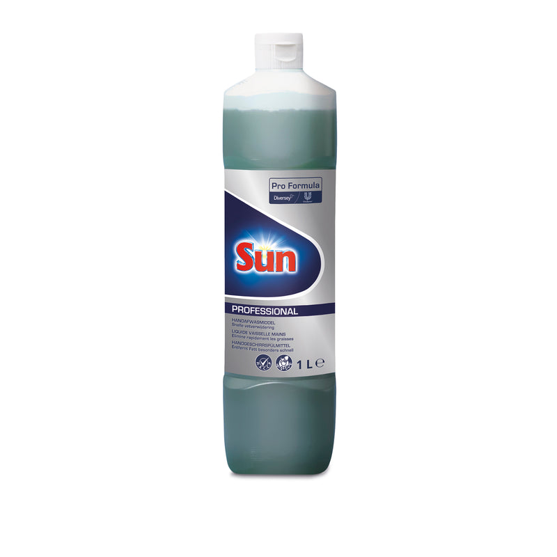 Sun Professional Handgeschirrspülmittel 1L Handgeschirrspülmittel mit Zitronenduft