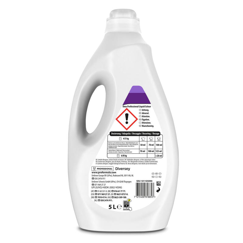 Omo Professional Colour flüssig 5L Flüssigwaschmittel für Buntwäsche