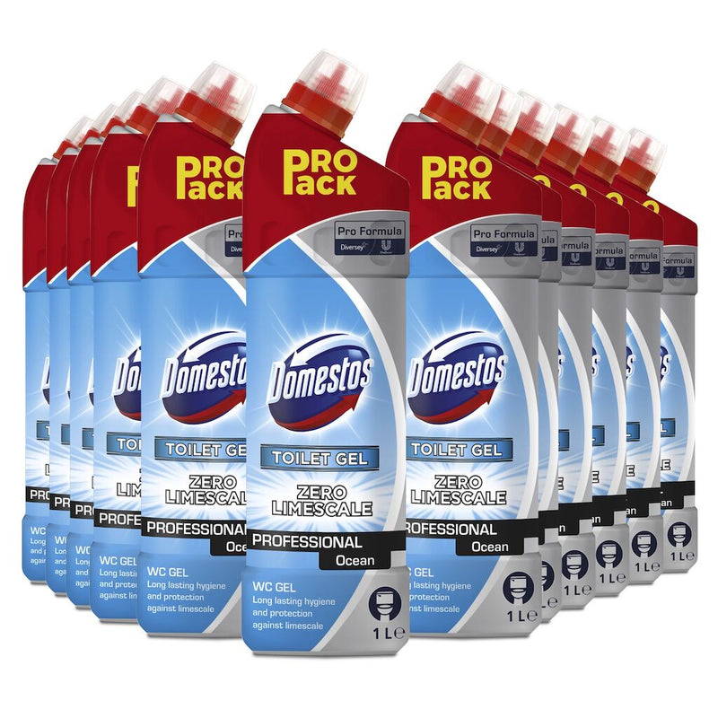 Domestos Pro Formula WC Reiniger Ocean Toilettengel ab 1L