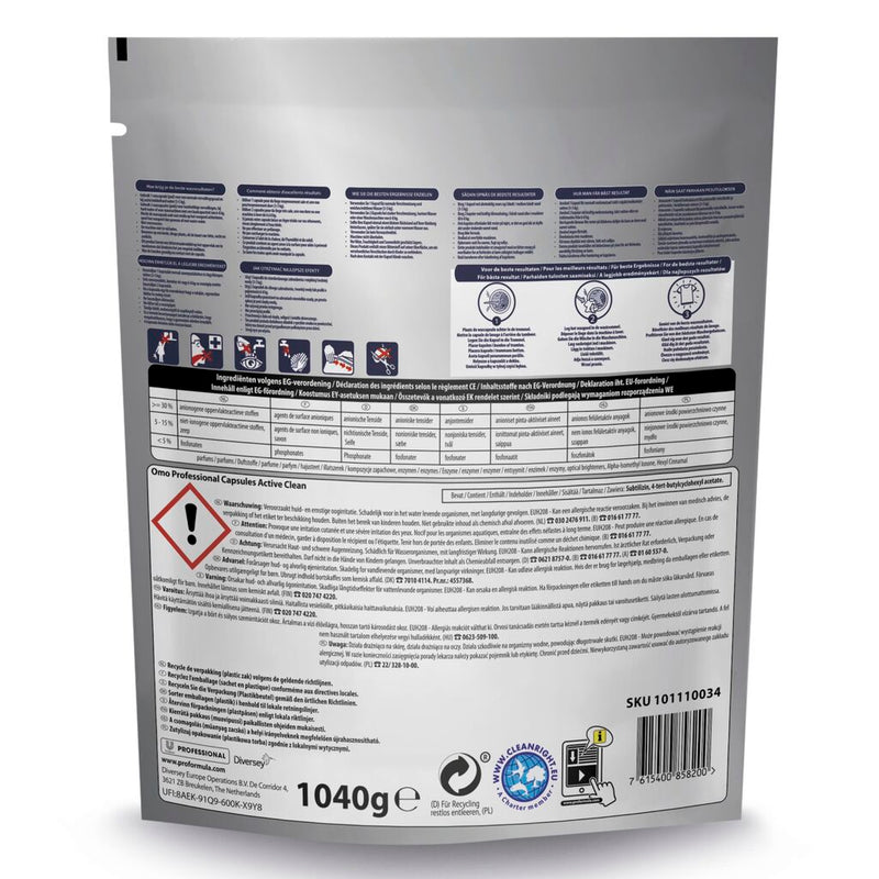 Omo Professional Active Clean 3in1 Kapseln 80Stk.