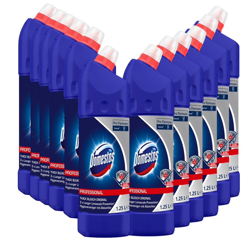 Domestos Professional Original Desinfizierendes Bleichmittel mit 3x längerem Kalkschutz