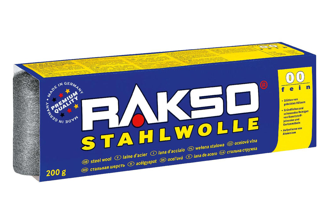 RAKSO Stahlwolle Größe 00 200 g