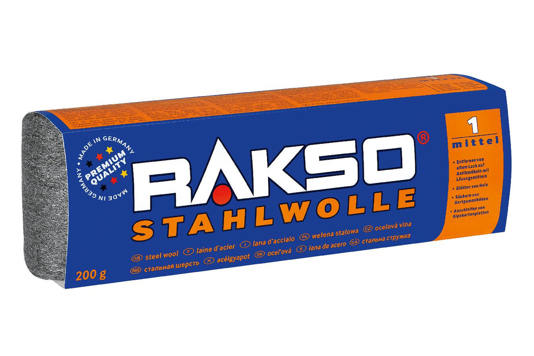 RAKSO Stahlwolle Größe 1 200 g