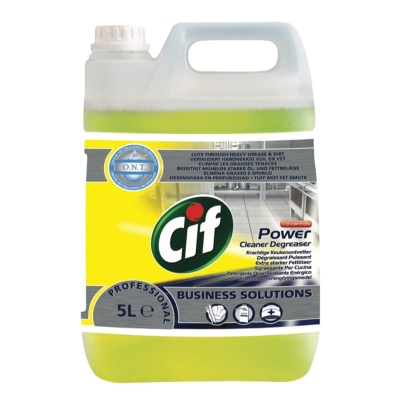 Cif Fettlöser Reiniger, Fettreiniger Professional 5L + 0,75L Sprühflasche