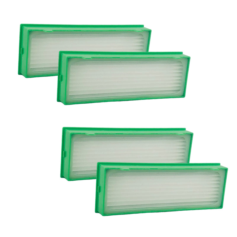 1 Rundbürste 4 Ersatzfilter 4 Seitenbürsten geeignet für Vorwerk VR200 VR300