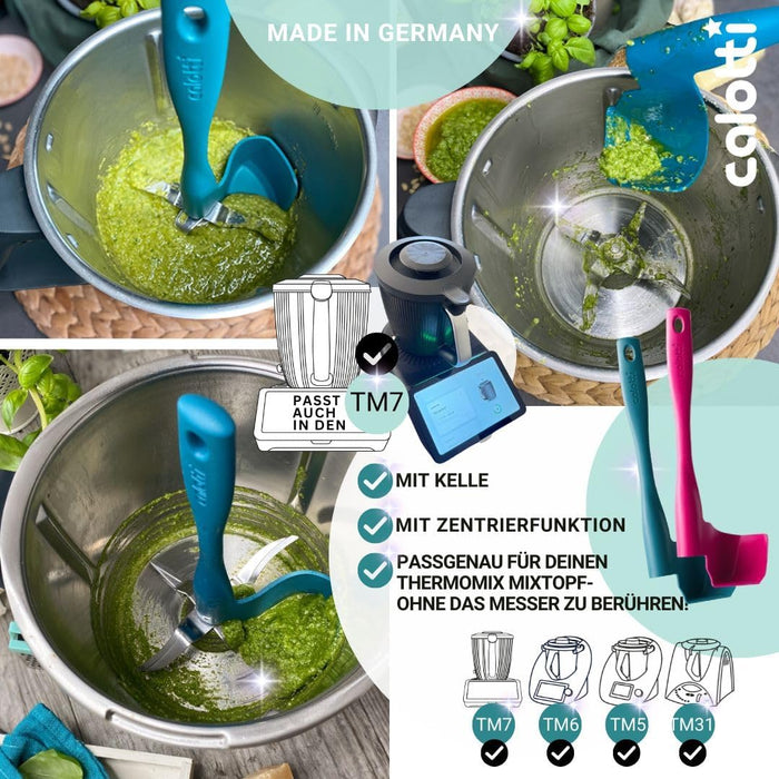 Drehkellenspatel kompatibel für Thermomix TM31, TM5, TM6, TM7 zum Entnehmen