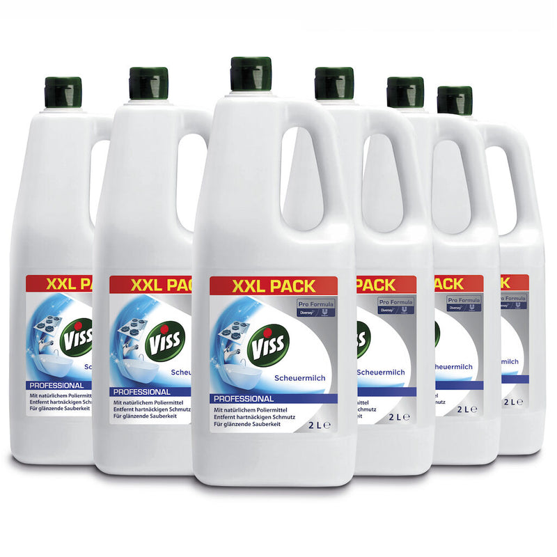 Viss Pro Formula Cream 6x2L Cremereiniger mit natürlichen Mikropartikeln Professional Scheuermilch