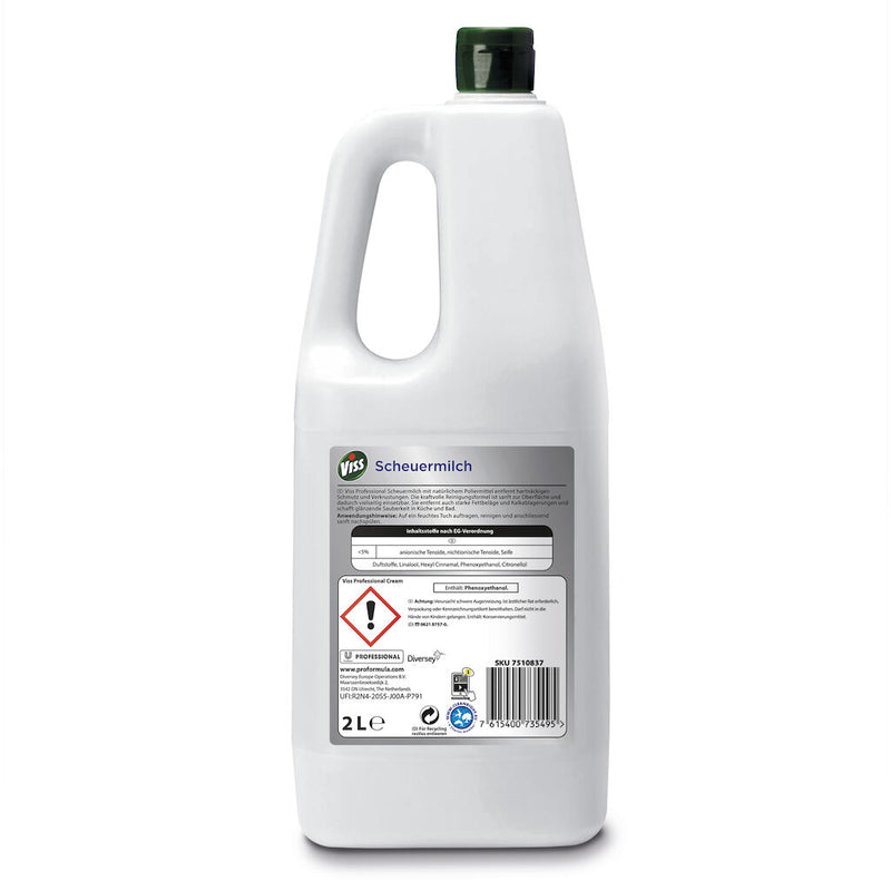 Viss Pro Formula Cream 2L Cremereiniger mit natürlichen Mikropartikeln Professional Scheuermilch