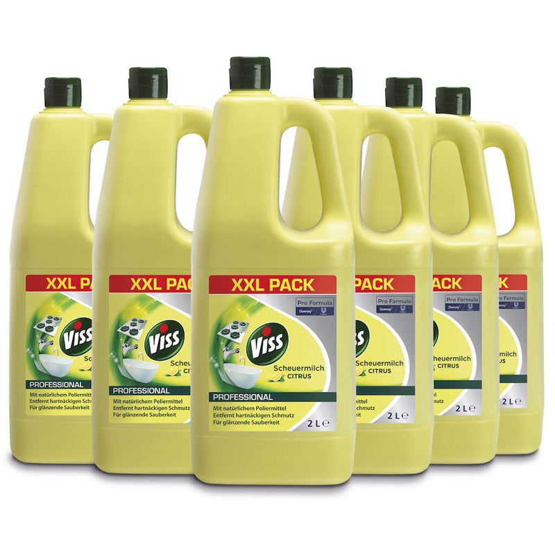 Viss Pro Formula Scheuermilch Citrus Cremereiniger mit natürlichen Mikropartikeln