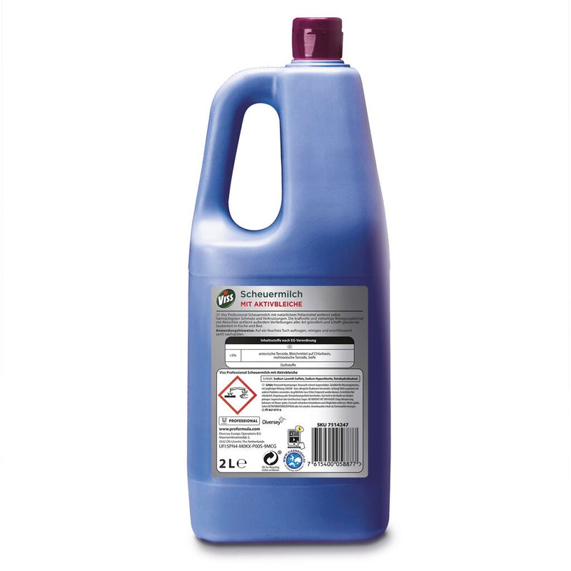 Viss Pro Formula Cream 2L CremereinigerScheuermilch mit Aktivbleiche