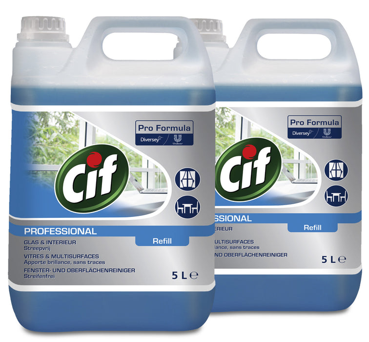 Cif Professional Fenster- und Glasreiniger 2x5Liter