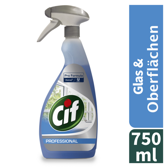 Cif Professional Fensterreiniger und Glasreiniger Universalreiniger 0,75L