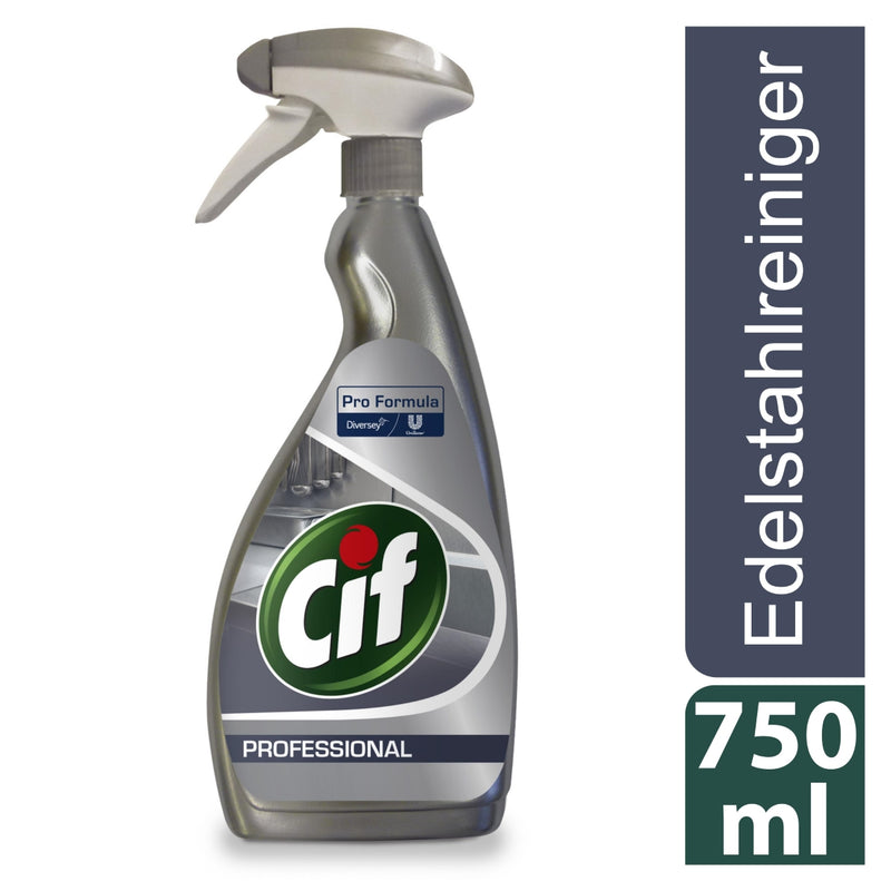 Cif Edelstahlreiniger Küchenreiniger für Edelstahl ab 0,75L