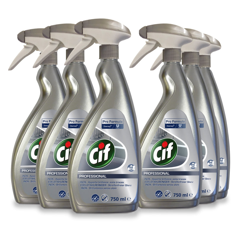 Cif Edelstahlreiniger Küchenreiniger für Edelstahl ab 0,75L