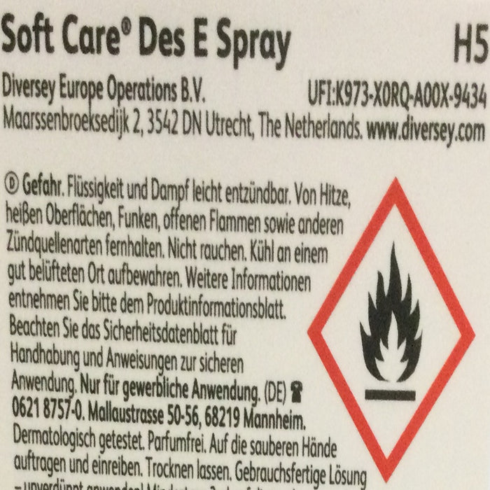 Soft Care Desinfektion E Spray Hände desinfektion - 1 Liter - Flasche