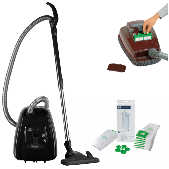 Staubsauger SEBO Airbelt K1 One Schwarz 890W inkl. Zubehor