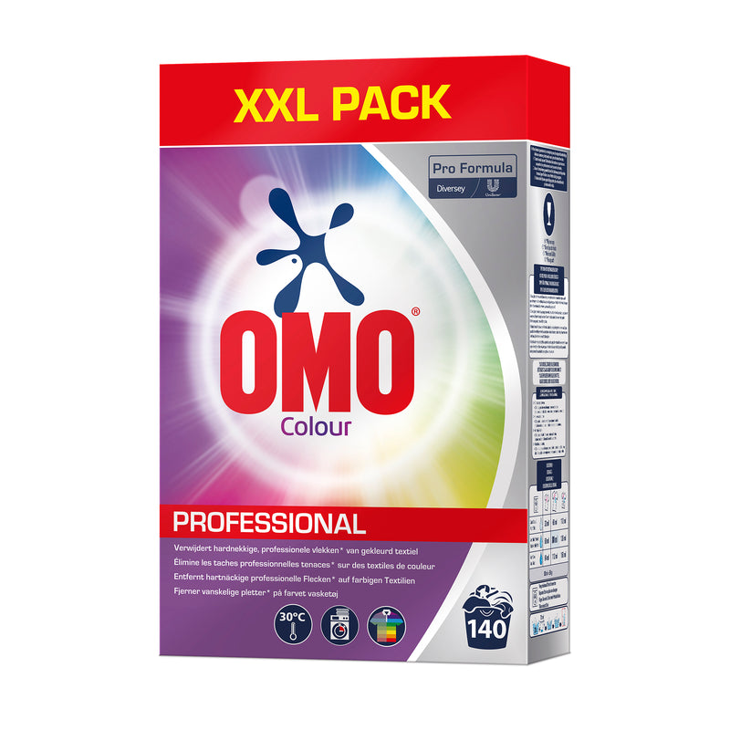 Omo Professional Colour 7kg - Pulverförmiges Waschmittel für farbige Textilien