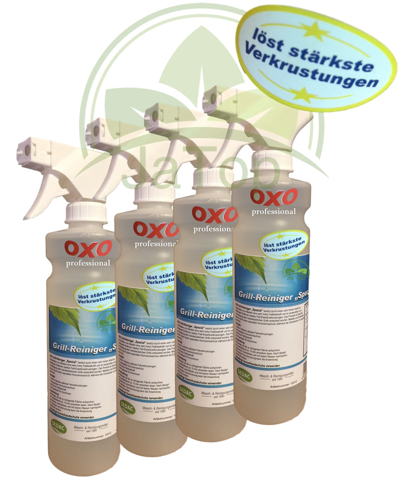 Oxo Grillreiniger Grillrostreiniger Backofenreiniger 4*0,5L