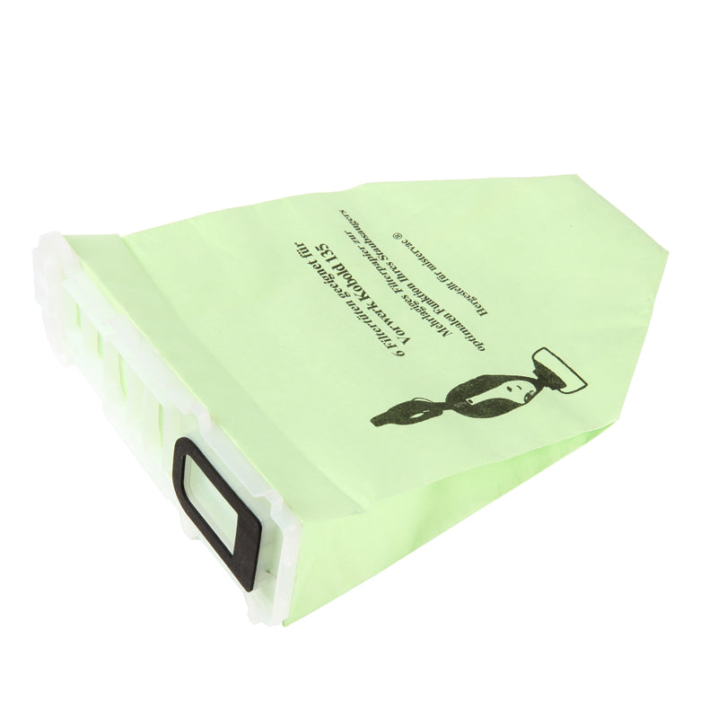 12 Staubsaugerbeutel, Filtertüten geeignet für Vorwerk Kobold 135/136