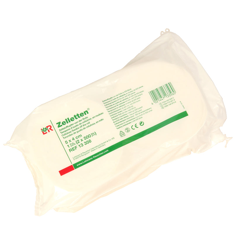 Lohmann&Rauscher 1000 Zelletten Pads - 2 Rollen mit je 500 Stück