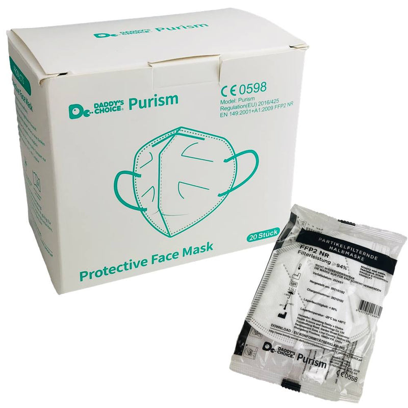 Mund Nasen Schutz Maske FFP2 Weiß CE zertifiziert: EN 149:2001 + A1:2009