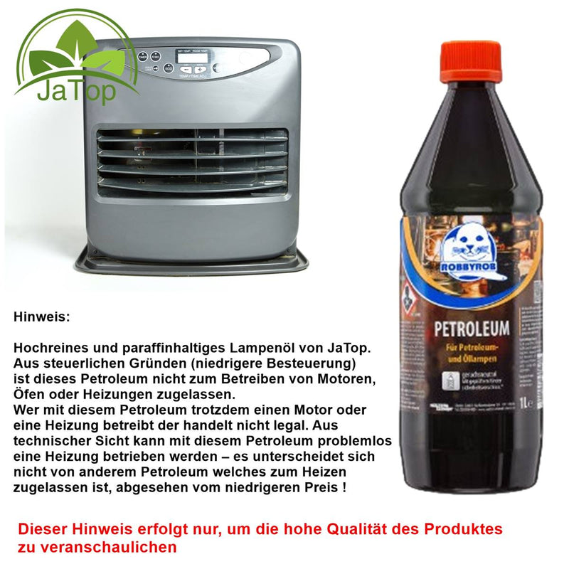 6L Lampenöl Petroleum geruchlos Robbyrob für Petroleumlampe