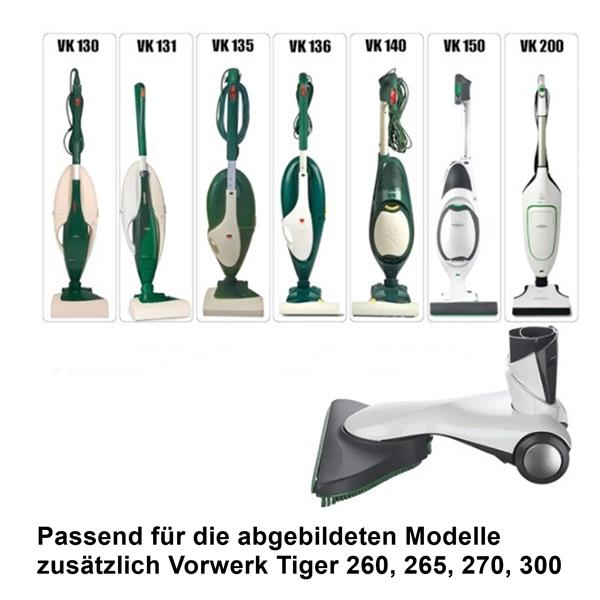 Hartbodendüse geeignet für Vorwerk Kobold 150, 200, Tiger 270, 300 wie HD50
