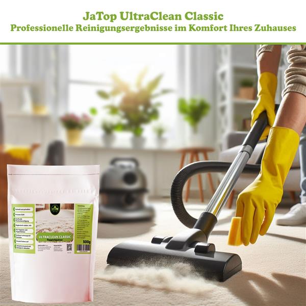 UltraClean Classic Teppichreinigungspulver, Teppichpulver, 500 gr