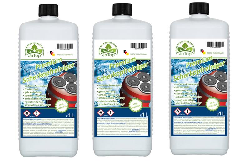 JaTop Scherkopfreiniger geeignet für Philips Jet Clean Rasierer