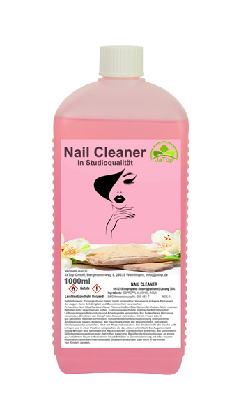 JaTop Nail Cleaner, Nagelcleaner 1l,  Entfetter, Gelschwitzschichtentferner