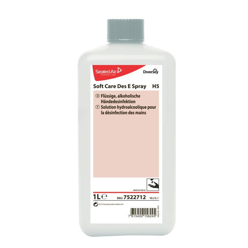 Soft Care Desinfektion E Spray Hände desinfektion - 1 Liter - Flasche