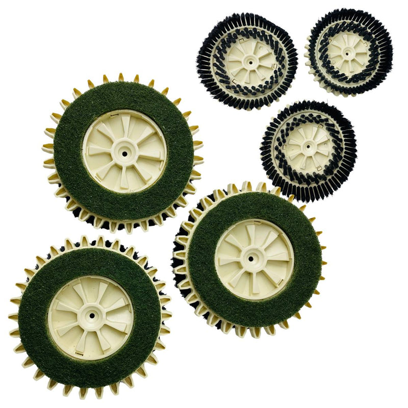 3 Ersatzbürsten für Reinigungsset geeignet für Vorwerk Pulilux 515, PL515