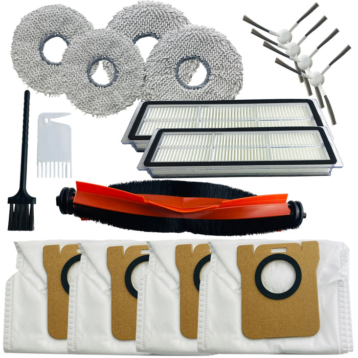 Zubehörset geeignet für Xiaomi Roboter Saugroboter Xiaomi X10+/ X20+ ;Dreame L10s Ultra/L10 Ultra/ L10s pro/L10s Pro Gen 2/L10 Prime