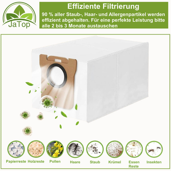 Zubehörset geeignet für Roboter Saugroboter Xiaomi X10+/ X20+ ;Dreame plus JaTop Uniwisch 0,75L