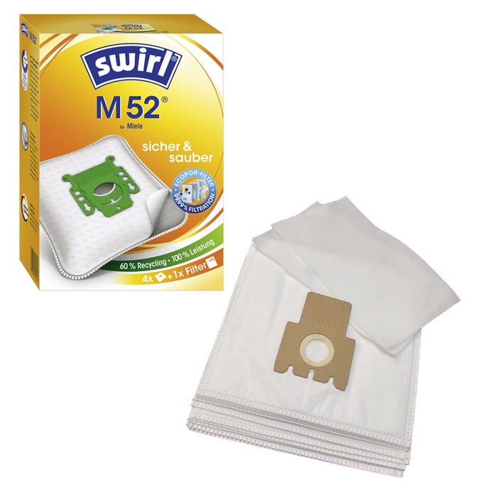 Staubsaugerbeutel Swirl M52 oder Hausmarke SSW 604 Microvlies