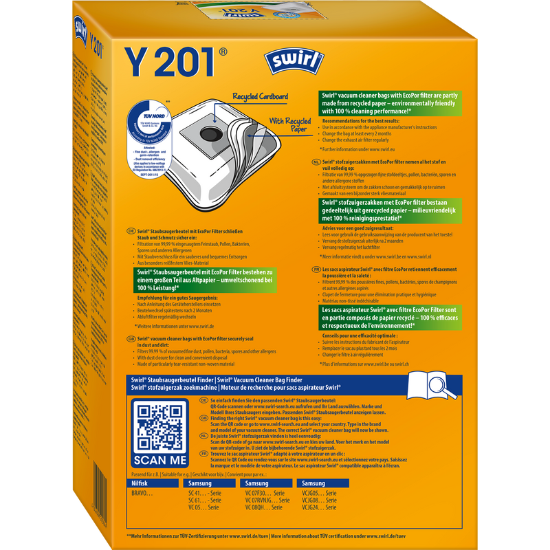 4 Stk Swirl Y201