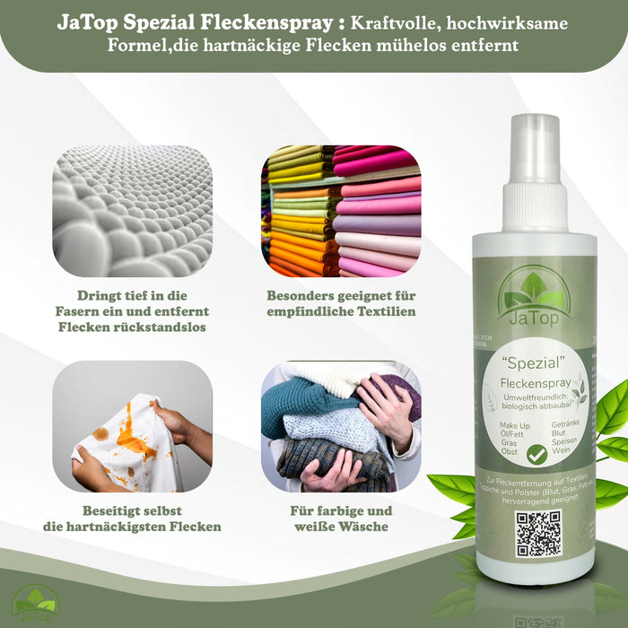 JaTop Spezial Fleckenspray, Fleckenentferner 250ML