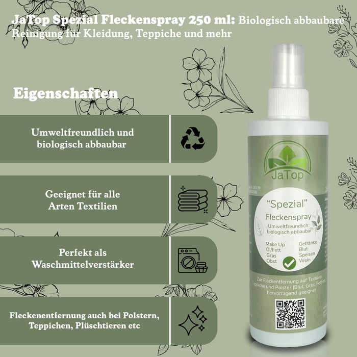 JaTop Spezial Fleckenspray, Fleckenentferner 250ML