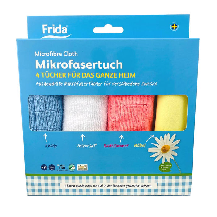 Frida Mikrofasertuch 33 x 33 cm 4er Pack