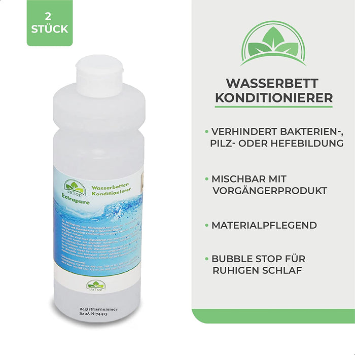 JaTop Extrapure Wasserbett Konditionierer - Conditioner 500ml Flasche 2 x 500ml